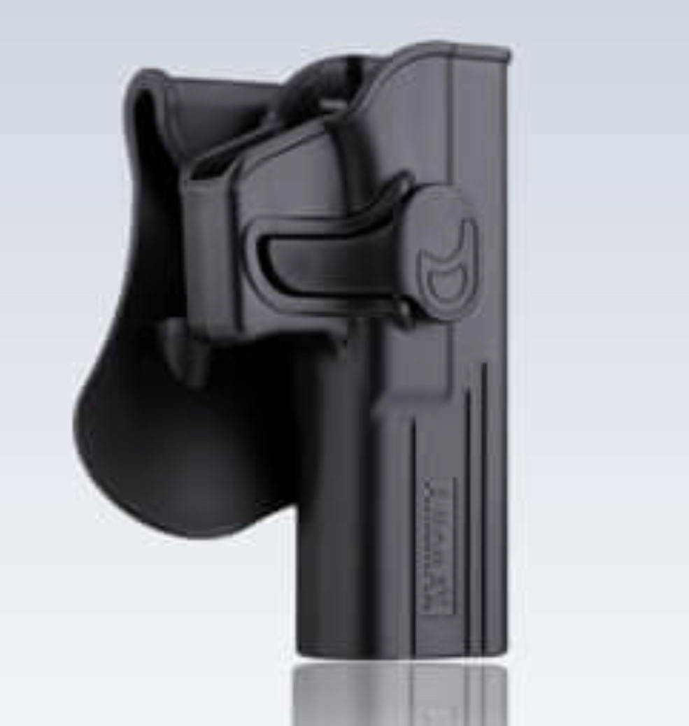 

Кобура пластикова Amomax для Glock 17/19/22 AM-G17G2, Черный