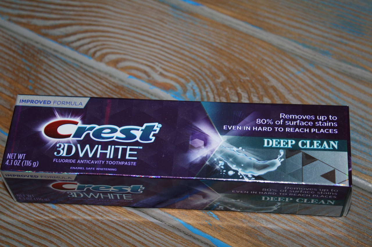 

Отбеливающая зубная паста Crest 3D White Deep Clean 116 грамм