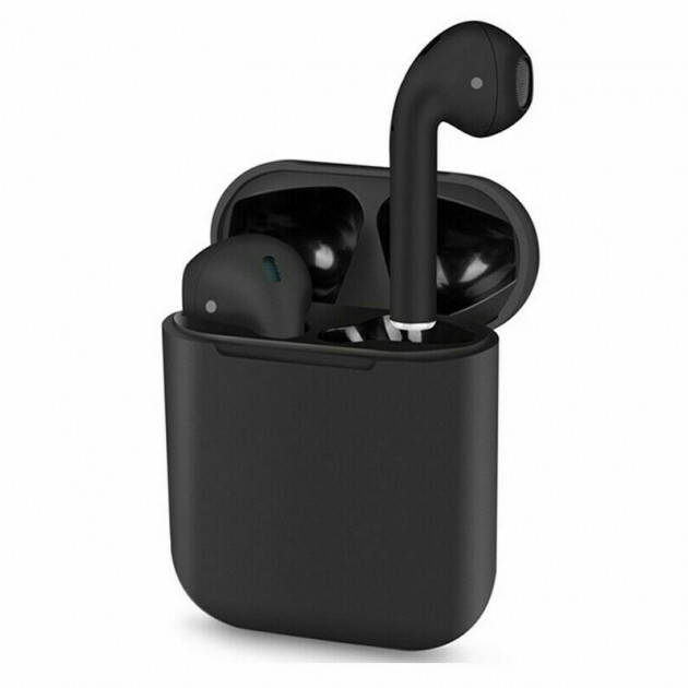 

Беспроводные наушники Bluetooth i12 с кейсом 5557 Black, Черный