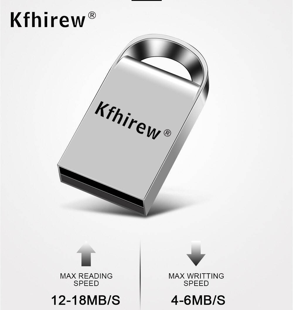 

USB флешка 32 GB. Металлический водонепроницаемый корпус, Светло-серый