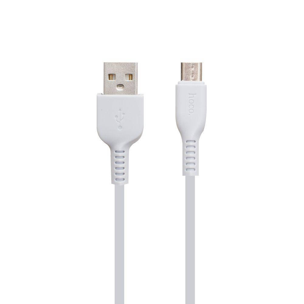 

Кабель Hoco X20 Desert Camel Micro 2.4A Колір Білий, Белый