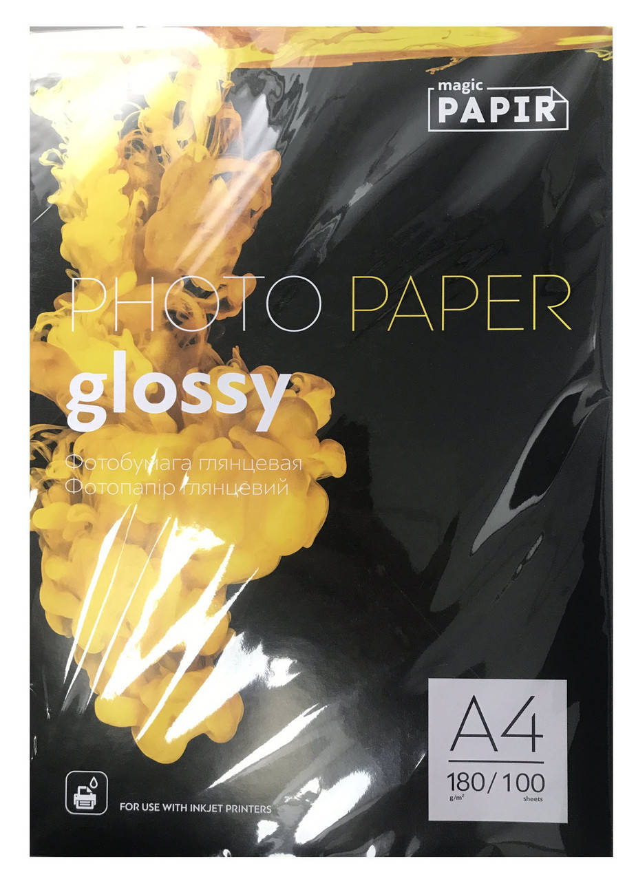 

Фотобумага A4 Глянцевая 180g 100л Magic-PAPIR