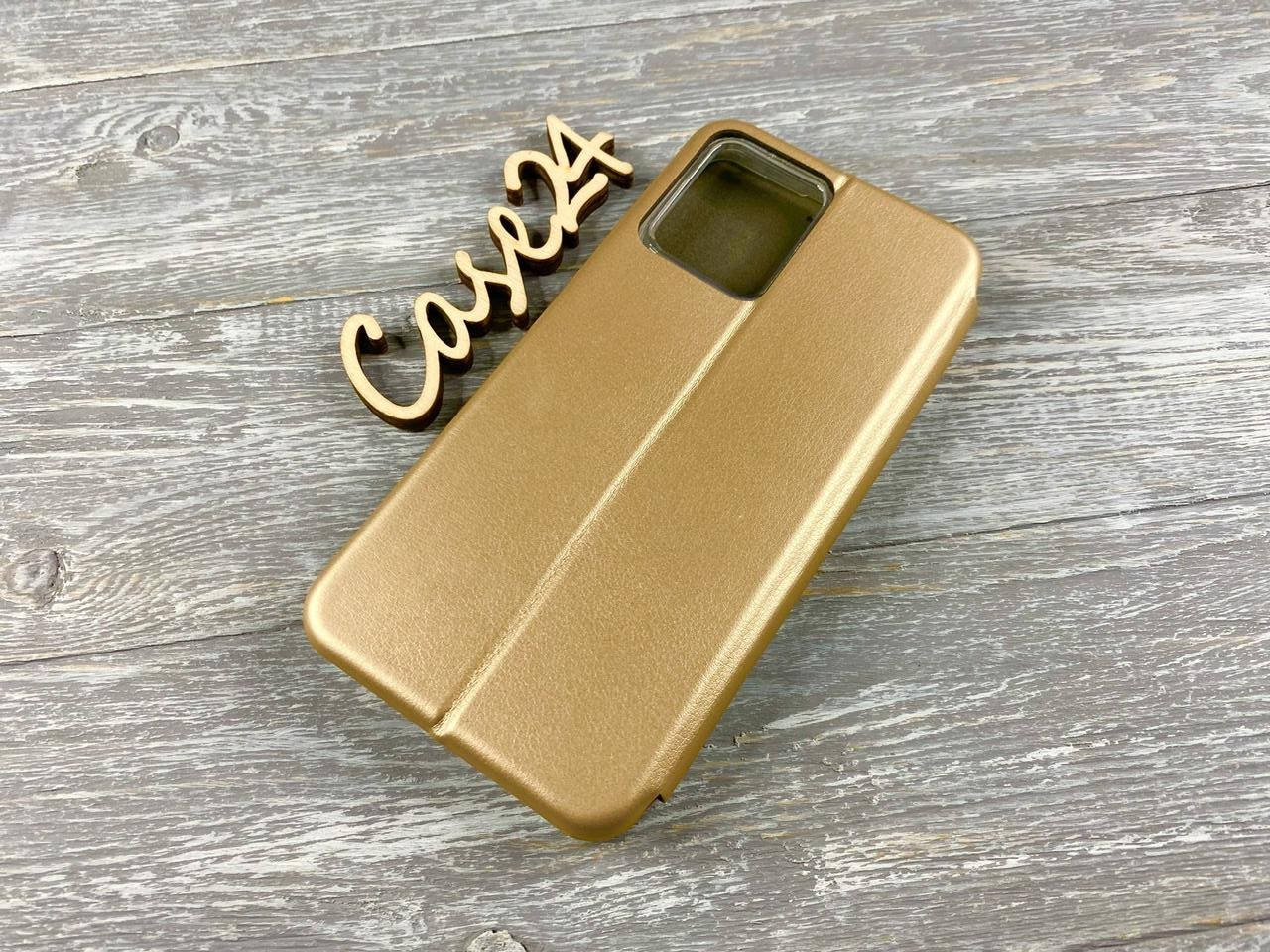 

Чехол книжка Elegant для Realme 8 / Realme 8 Pro (5 цветов) золотистый