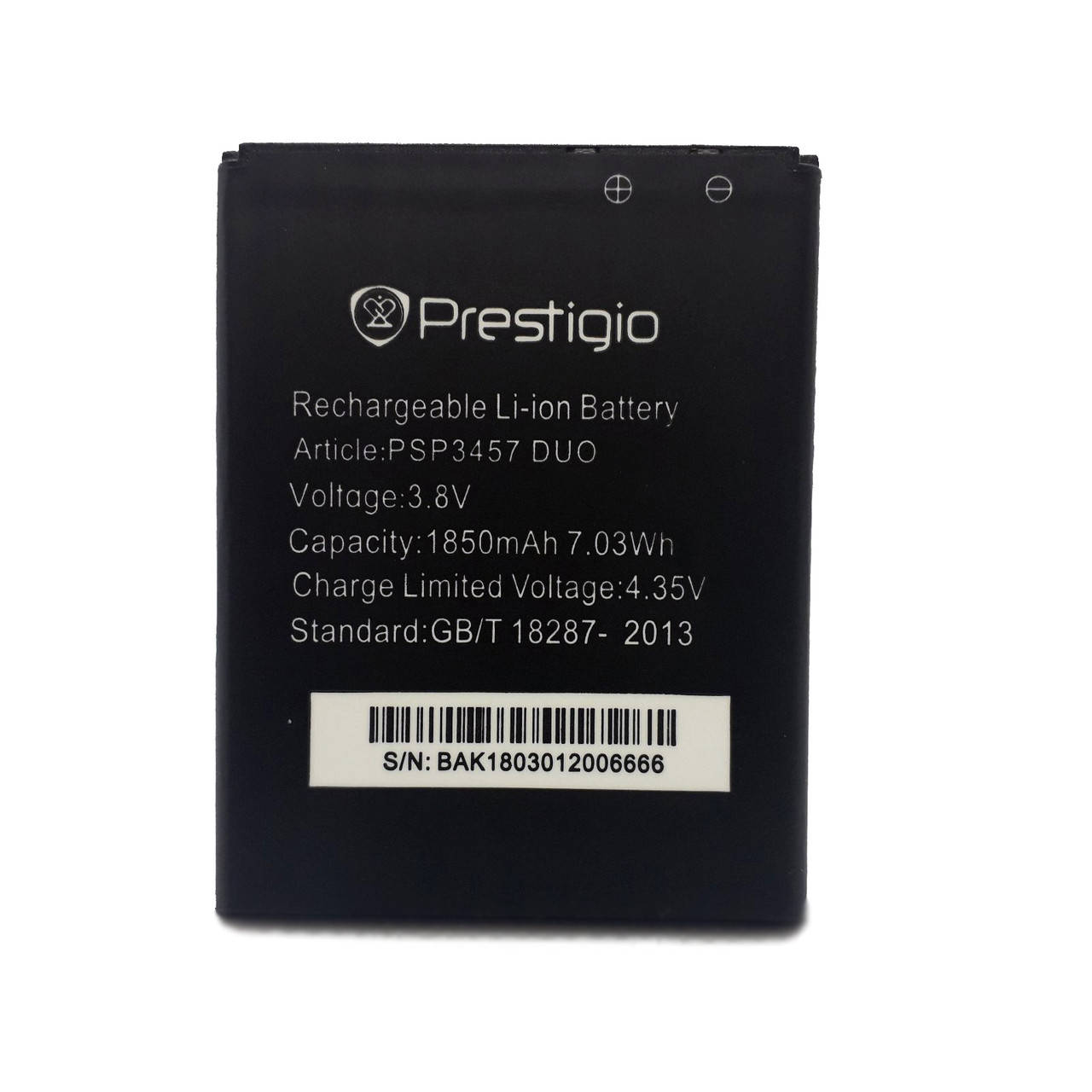 

Аккумулятор Prestigio PSP3457 для Wize F3 DUO 1850mAh