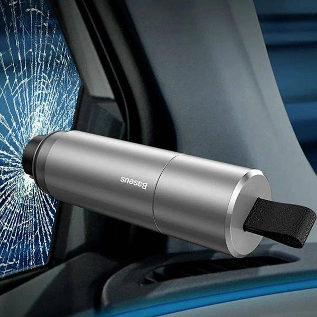 

Автомобільний молоток Baseus Sharp Tool Safety Hammer Silver
