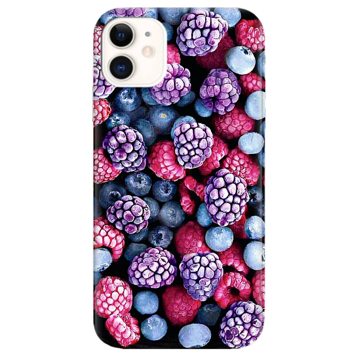 

Прикольный чехол для айфона 11 с картинкой APPLE IPHONE 11 FROSTY BERRY