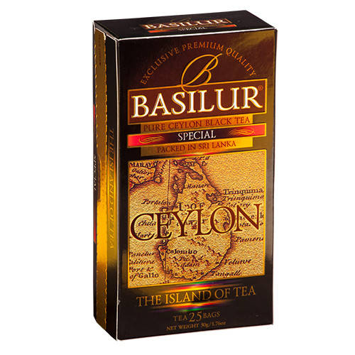 

Чай черный Basilur коллекция Чайный остров Цейлон Особый 25х2г