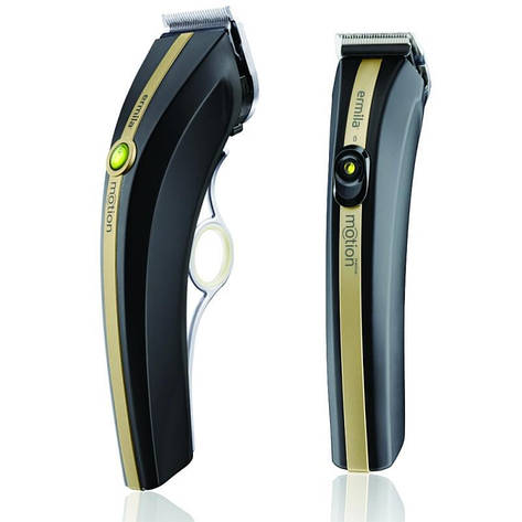 Набір Ermila Motion & Motion Nano Black&Gold (1885-0142) — машинка для стриження та тример, фото 1