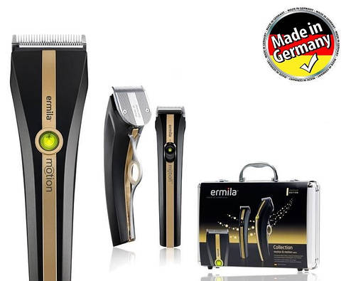 Набір Ermila Motion & Motion Nano Black&Gold (1885-0142) — машинка для стриження та тример, фото 3