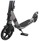 Самокат Maraton Strider 2020 сірий з двома амортизаторами і ручним гальмом, фото 2