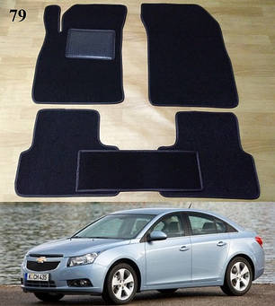 Ворсові килимки на Chevrolet Cruze '09-16, фото 1