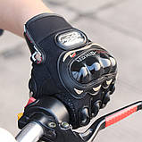 Мото рукавички pro-biker текстильні в асортименті різних кольорів. Розмір L, фото 5