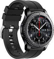 Ремешок для Samsung Gear S3 (22мм) Puzzle Black (Самсунг Гир С3 Фронтир)