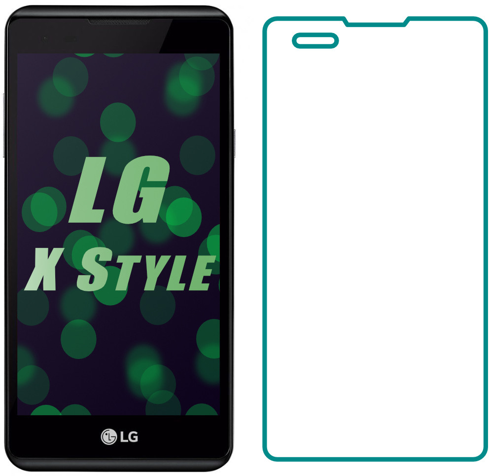 Захисне скло LG X Style K200 (Прозоре 2.5 D 9H) (Лджи Х Икс Стайл)