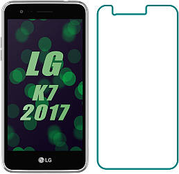 Захисне скло LG K7 2017 (Прозоре 2.5 D 9H) (Лджи К7 17)