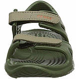 Сандалии мужские босоножки Кроксы оригинал / Crocs Men's Swiftwater River Sandal (203965), Зеленые, фото 8