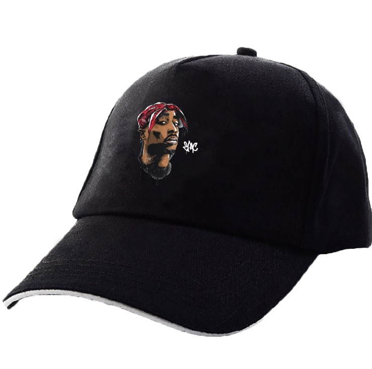 Кепка бейсболка 2PAC Тупак Шакур чорна