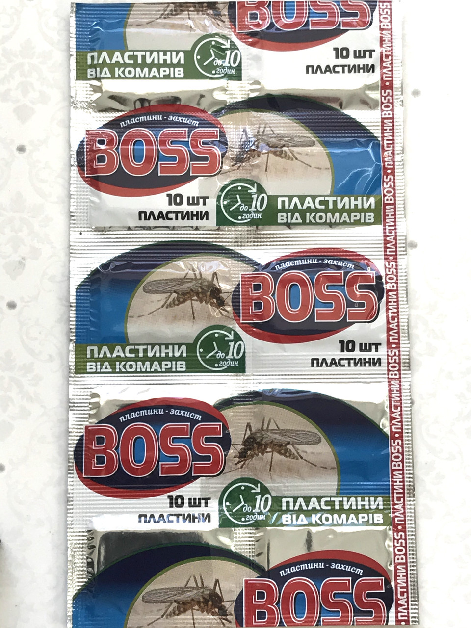 Пластини від комарів «BOSS»