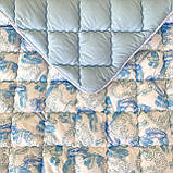 Ковдра Євро розмір 200*220 см тканини холлофайбер "ODA" Стьобана ковдра, фото 3