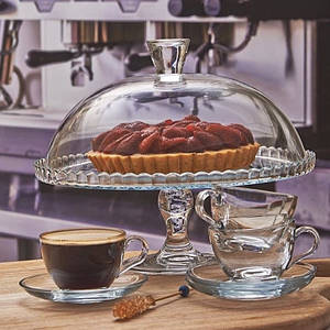 Тортівниця страва Pasabahce підставка для торта 322 мм Patisserie 95200