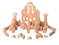 Дерев'яний іграшковою Містечко Vi Vi 100 елементів з мішечком для зберігання, фото 3