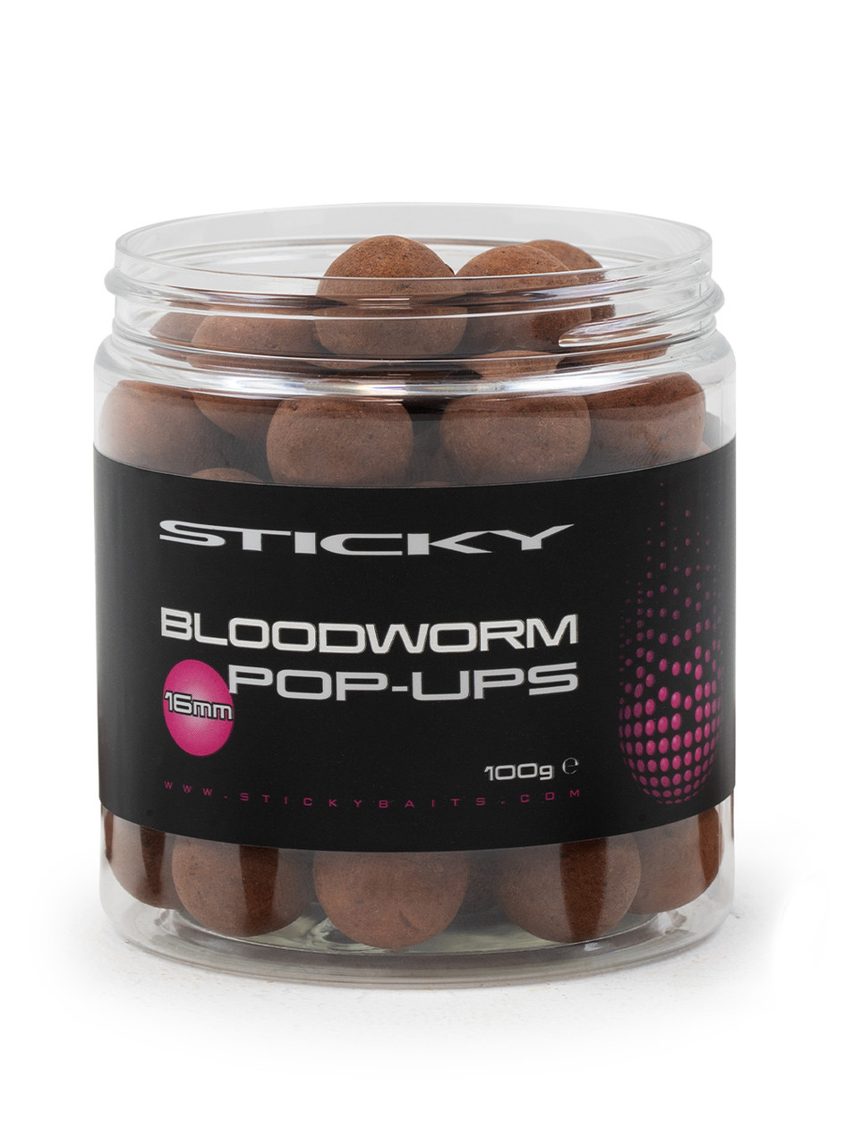 Поп ап-бойли Sticky baits BLOODWORM POP — UPS 12 mm