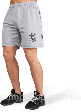 Чоловічі спортивні шорти Gorilla Wear Forbes Shorts сірі XXL, фото 2