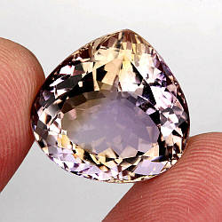 Шикарний аметрин 21.93 Ct. 19mm