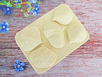 Молд "Пелюстки Віоли/Братків" (р-р від 3,5х3см до 3,5х2,5 см, 2,5х2,8 см), 5 шт