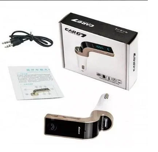 FM трансмітер MOD G7, MP3 модулятор, Модулятор з зарядним пристроєм, трансмітер з екраном, автомодулятор