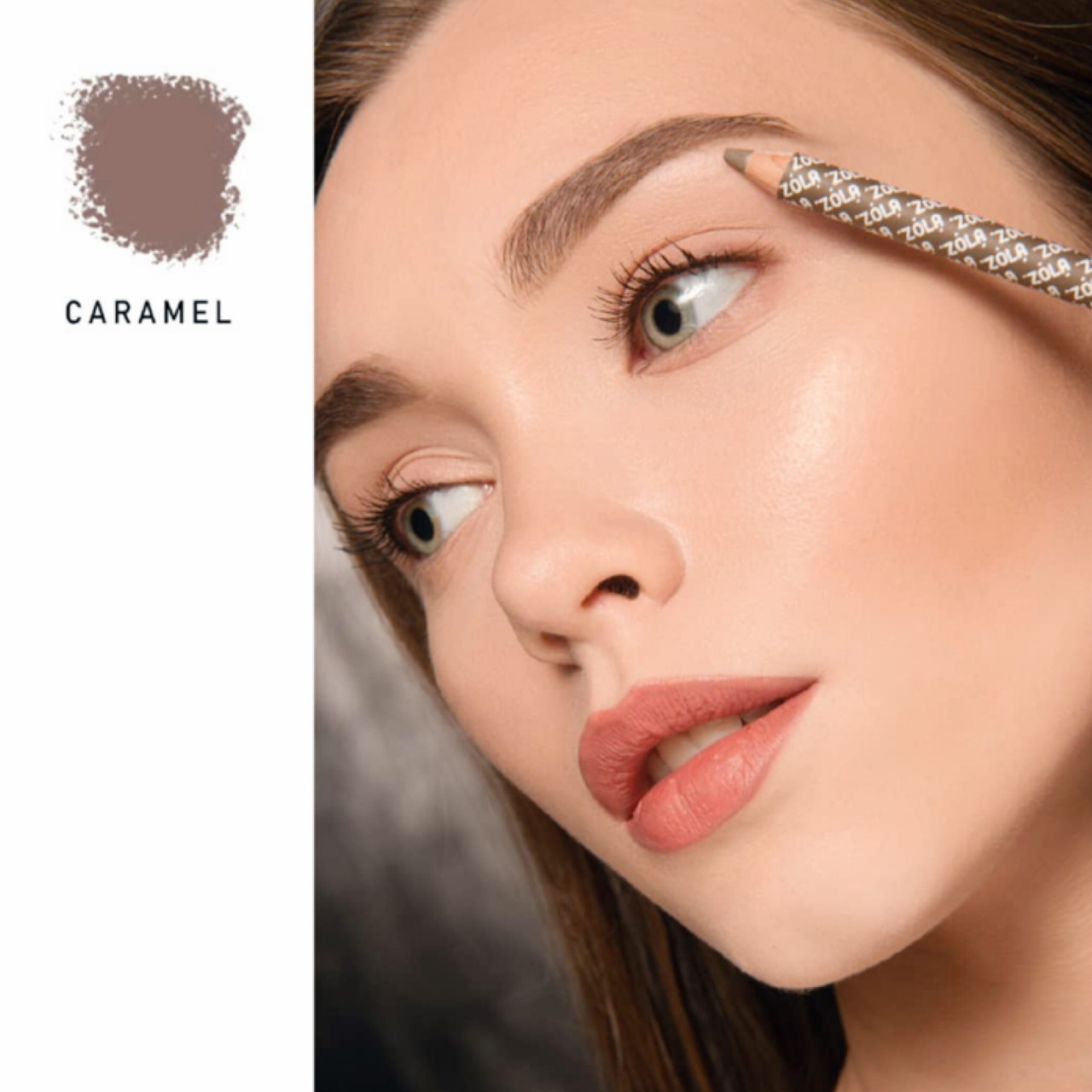 Олівець для брів "ZOLA", caramel brown