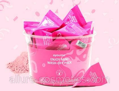 Матуюча маска для обличчя AYOUME ENJOY MINI WASH-OFF PACK 1шт 3 гр