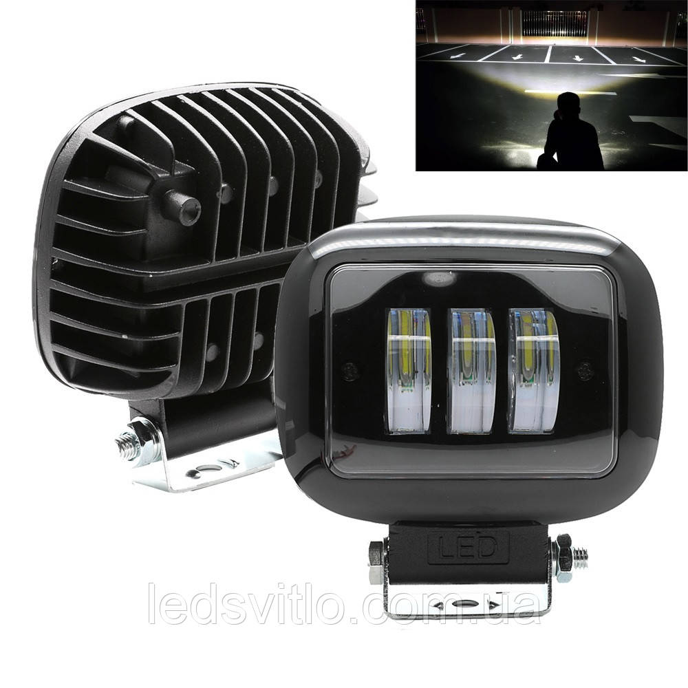 Світлодіодна автомобільна LED Фара CYCLONE WL-F1B CREE-3 30W SP