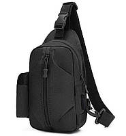 Сумка тактическая через плечо USB1, черная