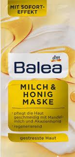 Поживна маска для обличчя Balea Milch & Honig Maske 2шт х 8 мл
