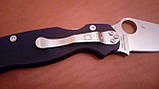 Складной нож  Spyderco Paramilitary 2 Limited, S110V, Dark Blue, C81GPDBL2. Лімітований випуск., фото 5