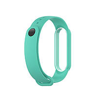 Ремінець для фітнес браслета Xiaomi Mi Band 5, 6, 7 бірюзовий, фото 3