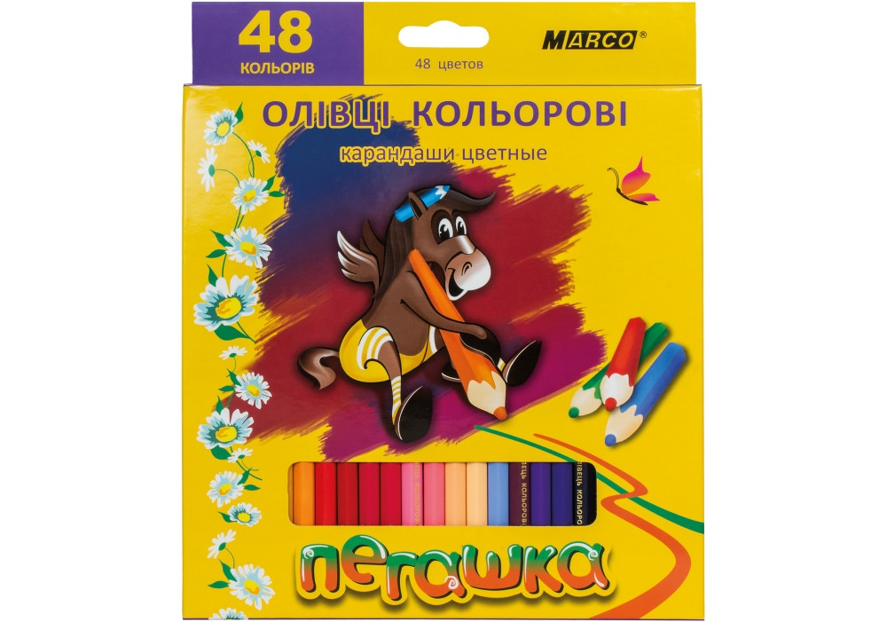 Олівці Пегашка 1010/48СВ кол MARCO