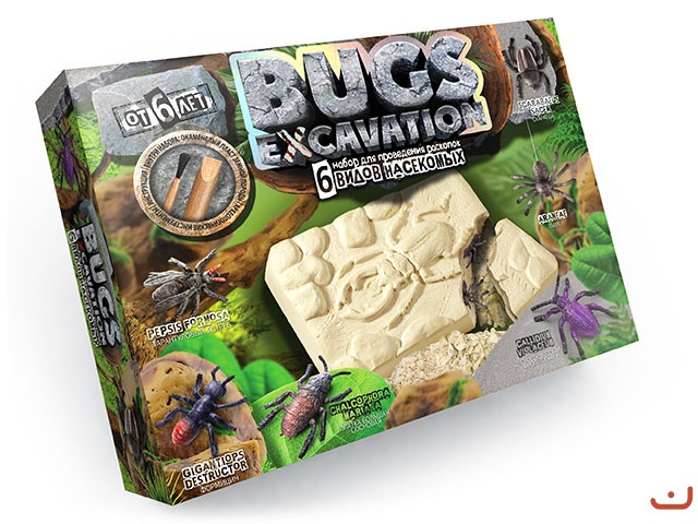 Набір для проведення розкопок Bugs Excavation Жуки (BEX-01-01/04)
