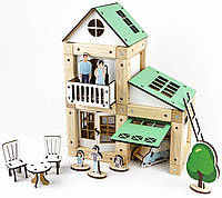 Еко-конструктор на магнітах ТМ Zevs-toys "Family house", 106 дет