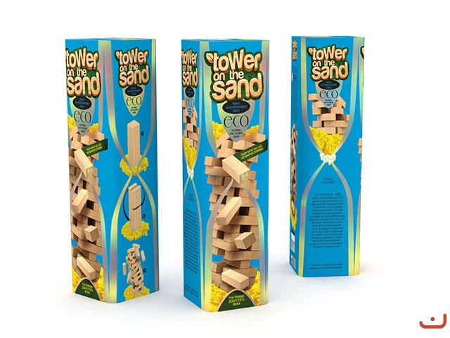 Гра Vega Jenga Tower on the Sand укр Дженга вежа Danko Toys