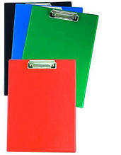 Планшет с кліпом А4, одинарний, PVC, 5 цв. / Buromax