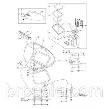 Заглушка труби Sea-Doo BRP Cap pipe