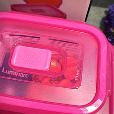 Набір прямокутних контейнерів Luminarc Pure Box Active Neon 3 шт (N0332), фото 5