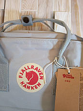 Рюкзак Fjallraven Kanken Classic стилі, світло-сірий 16 літрів (Поліестер), фото 2