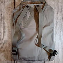 Крутий Рюкзак Fjallraven Kanken Classic стилі, Світло-Сірий 16 літрів (Поліестер) Живі фото, фото 2