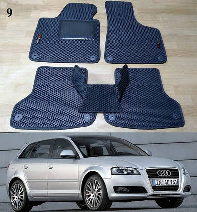 Килимки ЕВА в салон Audi A3 (8P) '03-12, фото 1