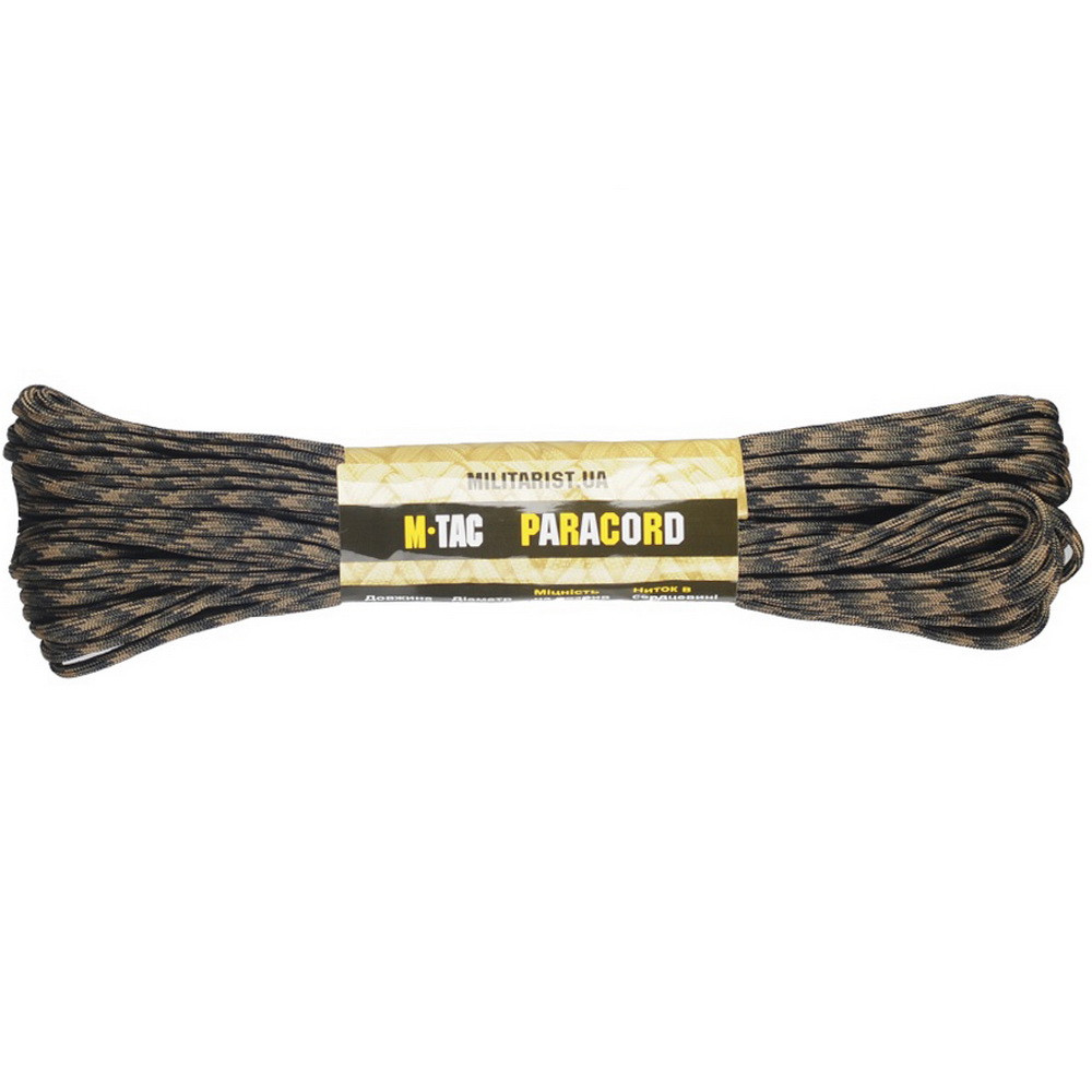 M-Tac паракорд 550 type III Woodland Marpat 30м
