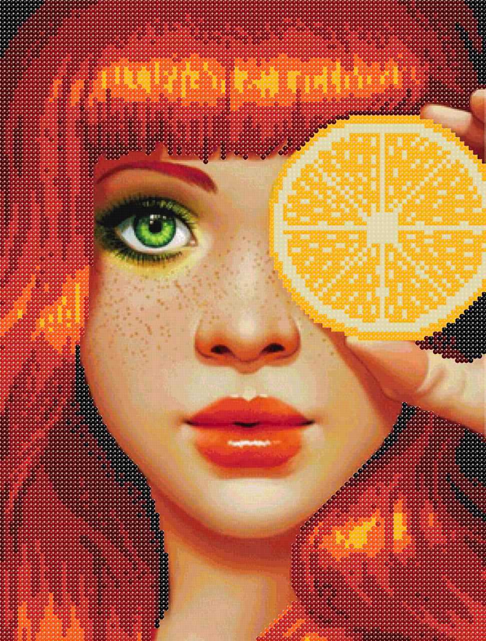 Клементина . Схема вишивки бісером, фото 1