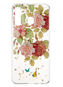 Чохол Deep Shine Flowers Case Rose для Xiaomi Redmi 8 (ксиоми редмі 8)